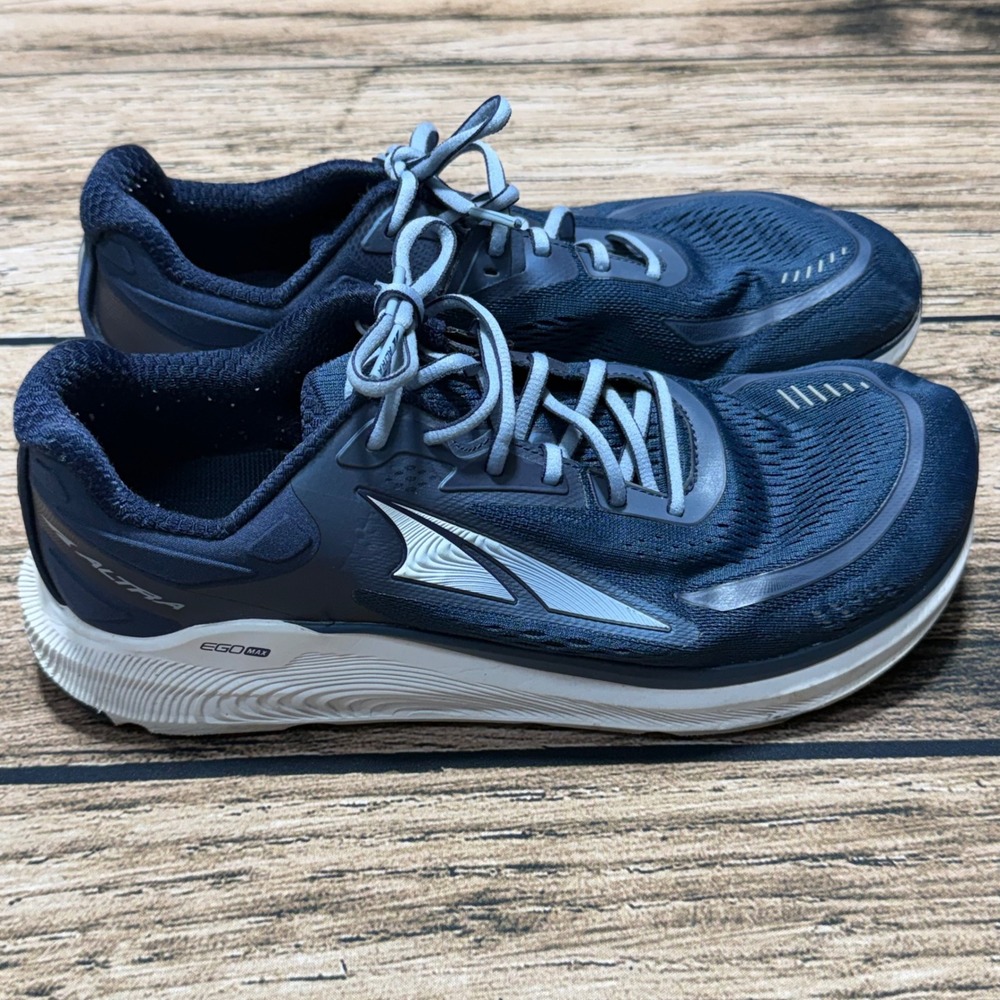 Altra Paradigm 6 Running Shoes Men 11.5 Navy Blue Stability Sneakers AL0A5471446 - Picture 2 of 11